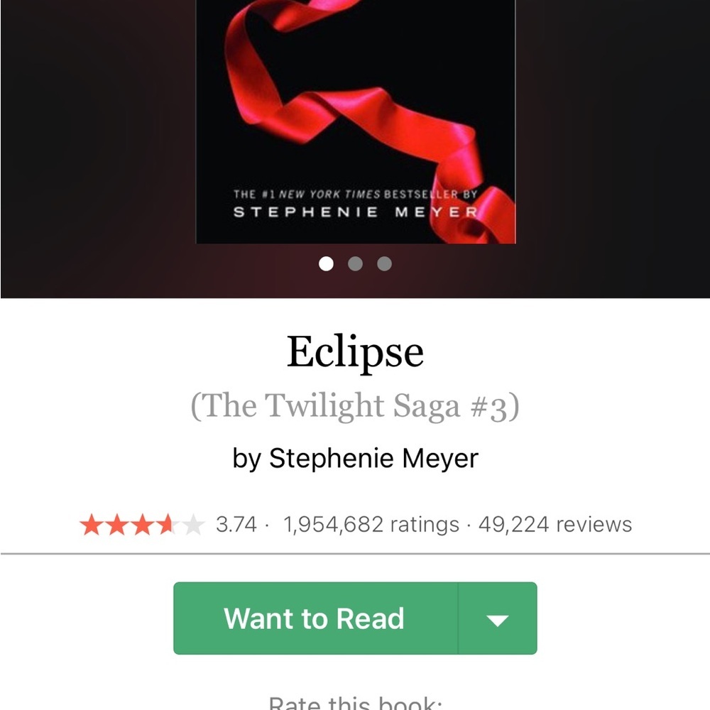 Eclipse by Stephenie Meyer Book - Picture 3 of 4